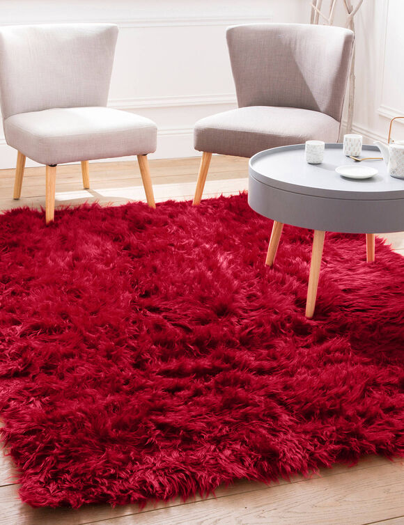 Tapijtje met lange polen (rood)