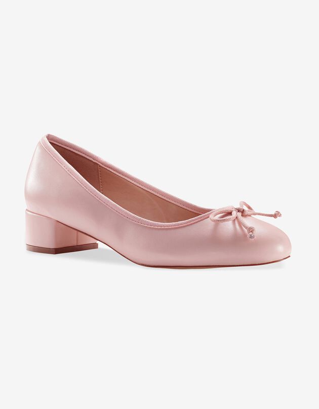 Ballerines petit talon, rose Ballerines petit talon, rose, hi-res
