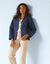 Gematelasseerd jasje, denim (stone)