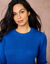 Trui-jurk met zakken (blauw)