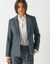 Veste blazer fluide, manches longues (gris chiné)