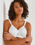 Soutien-gorge forme embo&icirc;tante et couvrante &laquo;&nbsp;Coeur Crois&eacute; iconique&nbsp;&raquo; - sans armatures (blanc)