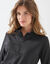 T-shirt col montant zipp&eacute; manches longues - chaleur intense (noir)