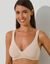 Beha in stretchkatoen "Basic+ Soft Bra" - zonder beugels (huidkleur)