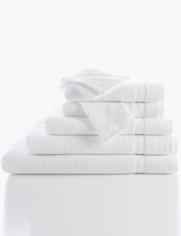 Collectie effen badhanddoeken &ndash; zacht en comfortabel, 420 g/m&sup2; (wit)