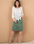 Jupe uni cargo (bronze)