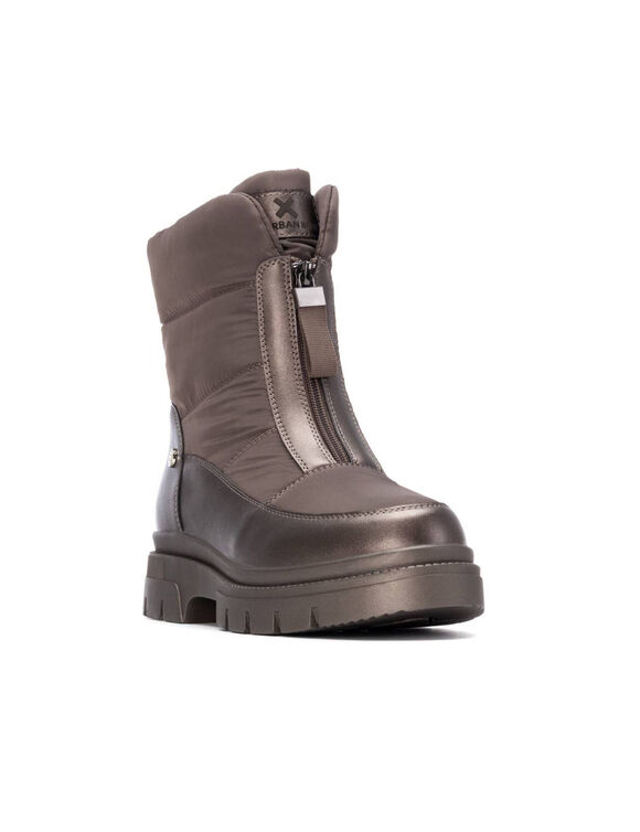 Boots met rits (bronskleur)