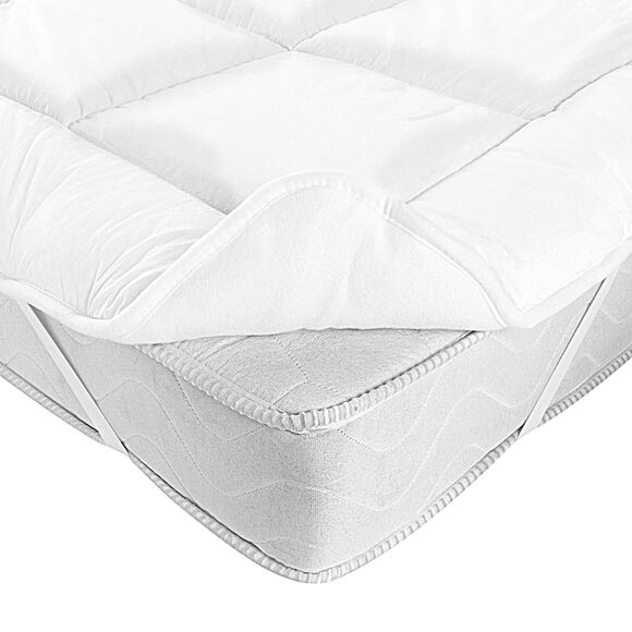 Omkeerbare topdekmatras Ourson&reg; met Greenfirst&reg; antihuisstofmijtbehandeling (wit)