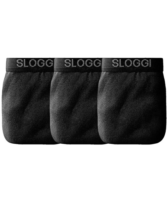 Midi-vorm-slip met stevige sluiting - set van 3 (zwart)