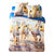 Linge de lit Haras imprimé chevaux, coton (beige)