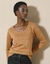 T-shirt imprimé pois en coton biologique(**) (noisette)