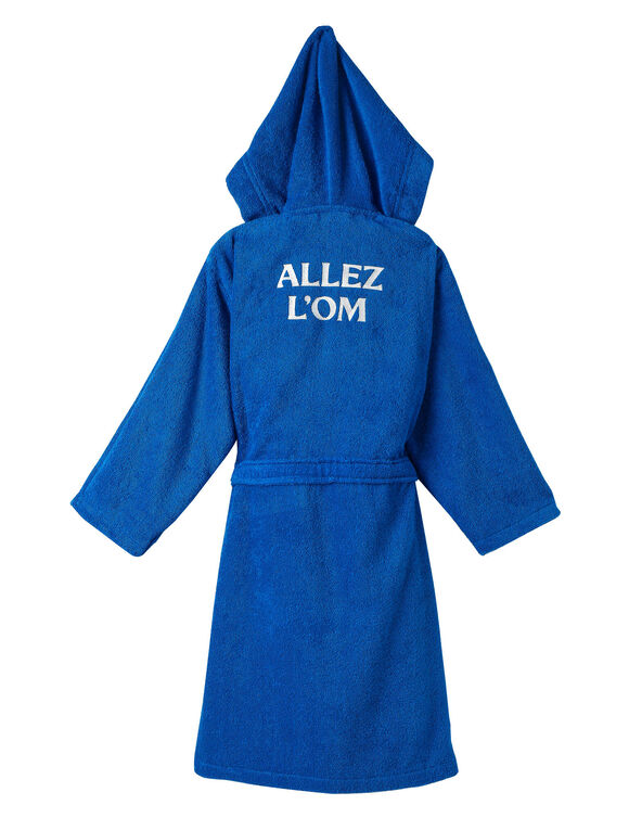 OM&reg;-badjas voor kinderen, te personaliseren (blauw)