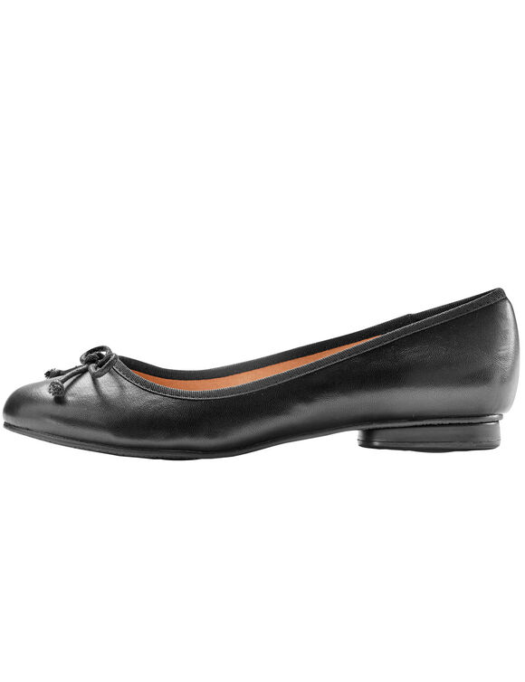 Platte ballerina's (zwart)