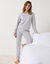 Kort nachthemd met "love" print (grijs)