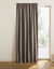 Verduisterend en isolerend gordijn met fronsgalon (taupe)