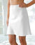 Jupon effet lissant et antistatique - long 48 cm (blanc)