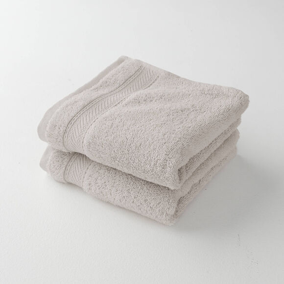 Collection serviettes de bain unies 540g/m2 confort luxe  (sable)
