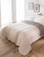 Couette microfibre imprimé léopard 200 g/m² (beige / noir)