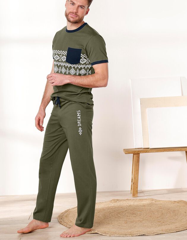 Pantalon pyjama kaki, kaki Pantalon pyjama kaki, kaki, hi-res