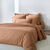 Effen beddengoed - katoenbatist, 72 draden/cm&sup2; (praline)