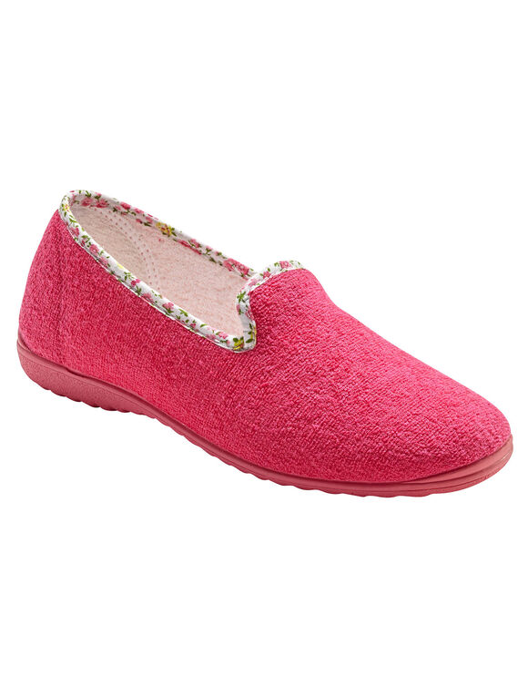 Charentaises - &eacute;ponge (fuchsia)