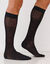 Chaussettes fil d'Ecosse effet massant - lot de 2 paires (noir)