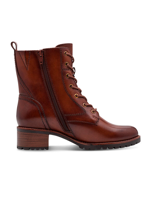 Laarzen met rits en  spikes (bruin)