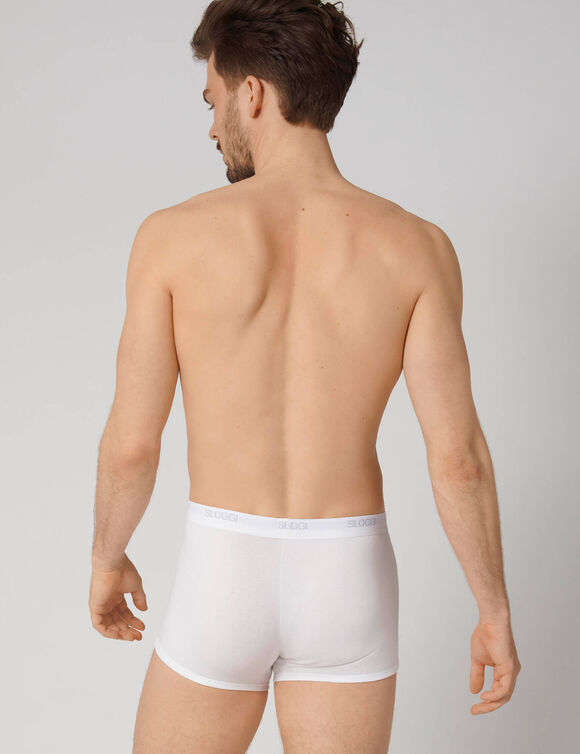 Lot de 3 boxers basic men sloggi&reg;. (blanc)