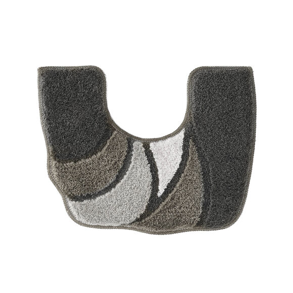 Tapis de bain pétales (gris)