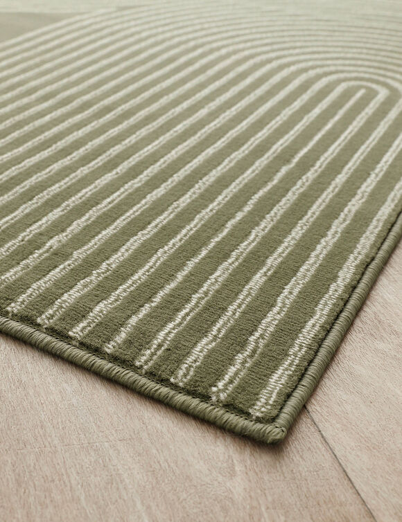 Tapijt met dubbel boogmotief (groen)