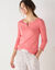 Tee-shirt pyjama manches longues (corail)