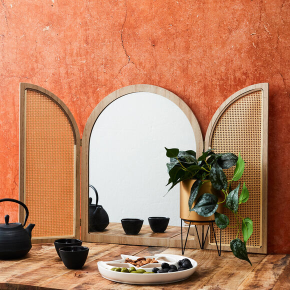 Miroir &agrave; volets  (naturel)