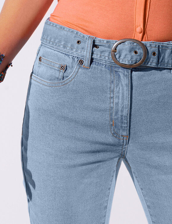 Jean droit, Sp&eacute;cial Petites (bleached)