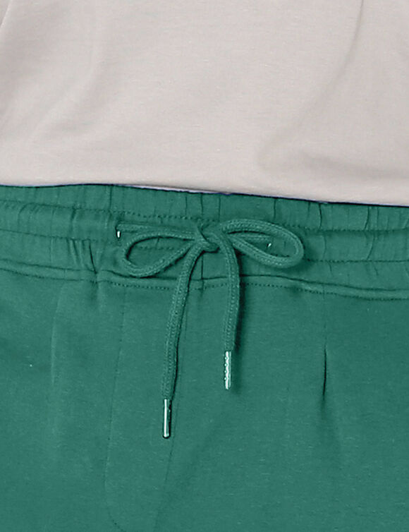 Pantalon jogpant ceinture élastiquée molleton  (vert)