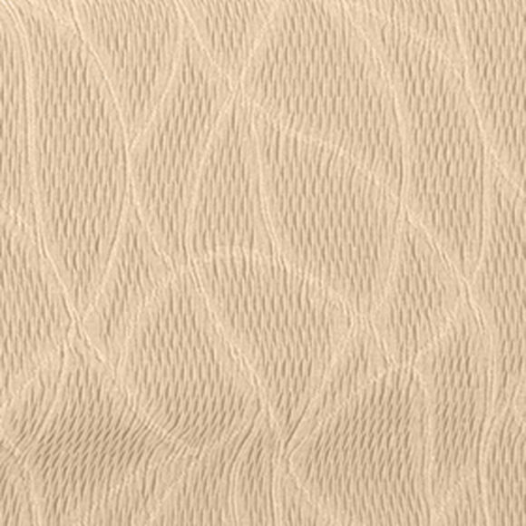 Housse extensible motif jacquard "serpentins" pour fauteuil et canapé  (beige)