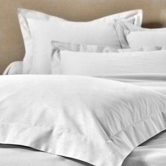 Linge de lit uni - coton bio** (blanc)