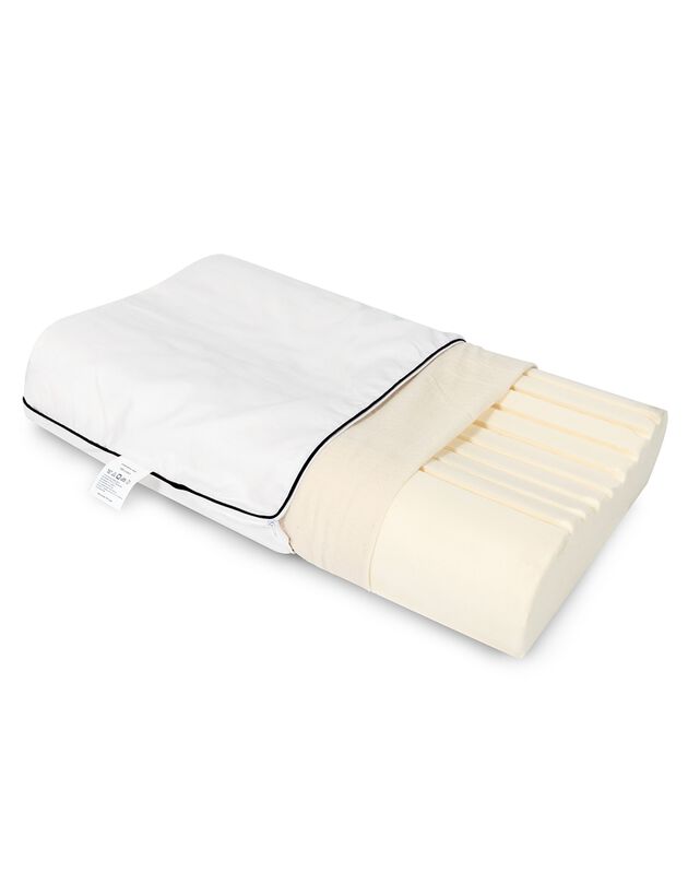 Taie oreiller pour oreiller ergonomique, blanc, hi-res