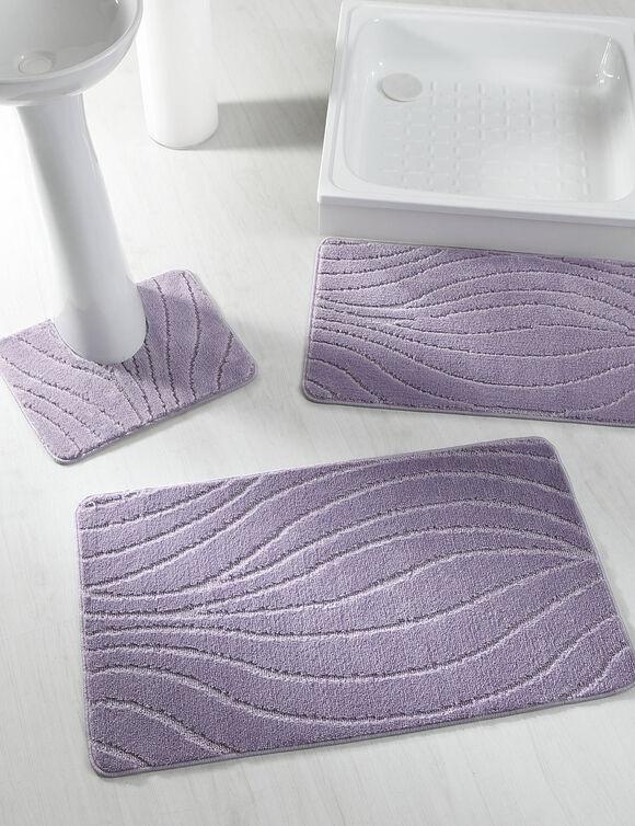 Tapis de bain rivière (lilas)