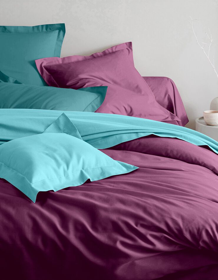 Linge de lit uni coton (cèdre)