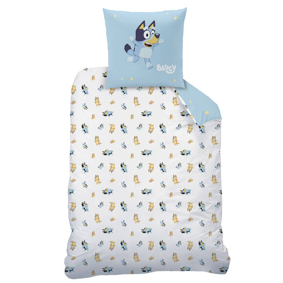 Parure de lit Bluey en coton (bleu)