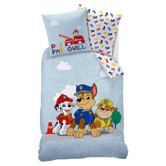 Bedset Paw Patrol® - katoen (blauw)