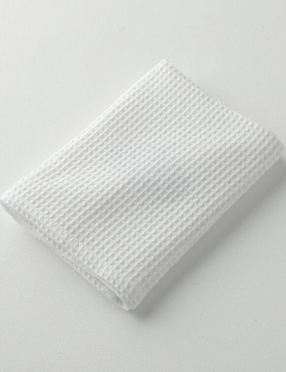 Badhanddoek in bijenraattricot 320 g/m2 (wit)