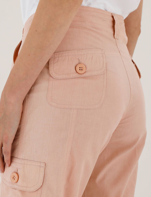 Bermuda battle, retroussable (beige ros&eacute;)