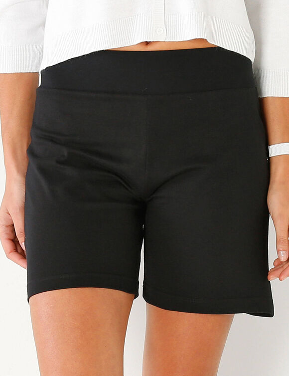 Short coton biologique** (noir)