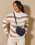 Sac banane en velours côtelé  (bleu marine)