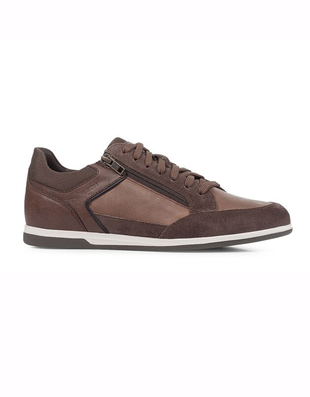 Sneakers Renan in leer (bruin)