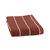 Handdoek, gestreepte badstof 500 g/m² (rood / wit)