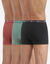 Shorty - set van 3 (zwart + groen + steenrood)