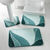 Tapis de bain motif v&eacute;g&eacute;tal (lagon)