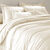 Linge de lit uni coton (écru)